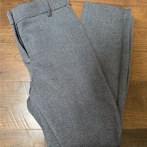 Express Stylish Gray Textured Pants